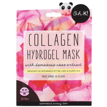 OH K! COLLAGEN HYDROGEL MASK WITH DAMASCUS ROSE WATER HYDROGEELINAAMIO 1 KPL