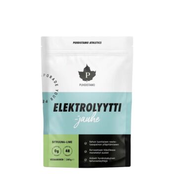 PUHDISTAMO ELEKTROLYYTTIJAUHE SITRUUNA LIME 240 G