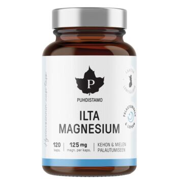 PUHDISTAMO ILTA MAGNESIUM KAPS 120 KPL