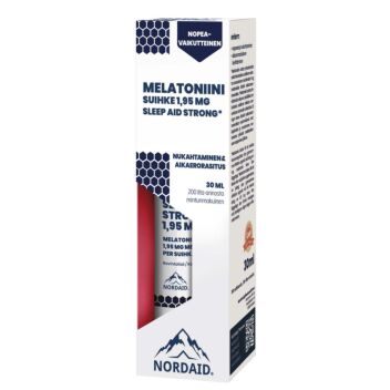 NORDAID SLEEP AID STRONG MELATONIINISUIHKE 1,95 MG 30 ml