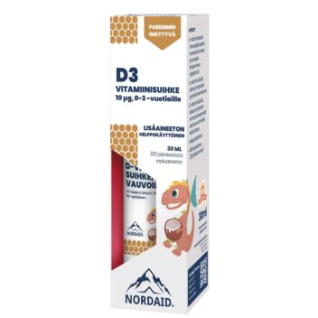 NORDAID 10 MCG D-VITAMIINISUIHKE VAUVOILLE 30 ml