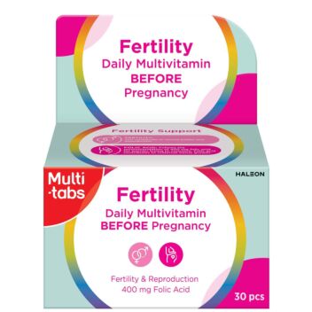MULTI-TABS FERTILITY MONIVITAMIINI ENNEN RASKAUTTA 30 KPL