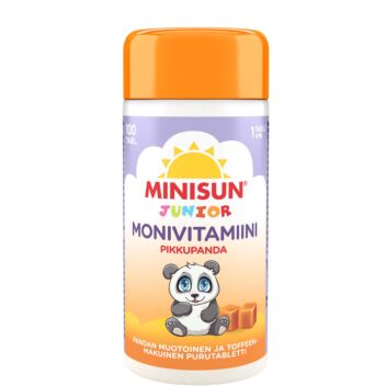 MINISUN MONIVITAMIINI TOFFEE PIKKUPANDA TABL 100 kpl