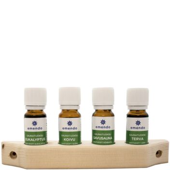 EMENDO SAUNATUOKSU PUUTELINE 4 x 10 ML