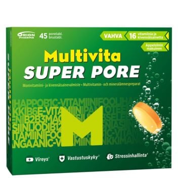 MULTIVITA SUPER PORE MONIVITAMIINI PORETABL 3X15 KPL