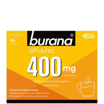 BURANA SITRUUNA JAUHE ORAALILIUOSTA VARTEN 400MG