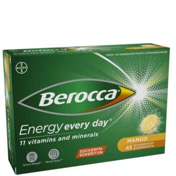 BEROCCA ENERGY MANGO PORETABL 45 kpl
